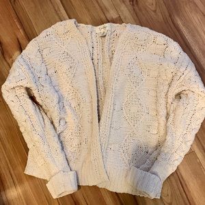 Waffle Knit Cardigan